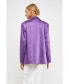 Фото #3 товара Women's Satin Blazer