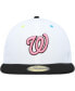 Фото #2 товара Men's White Washington Nationals 2019 World Series Neon Eye 59FIFTY Fitted Hat