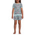 ფოტო #4 პროდუქტის Big Girls Short Sleeve Tee and Shorts Pajama Set