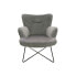 Фото #1 товара Кресло мягкое DKD Home Decor Серый Металл 67 x 81 x 87 см