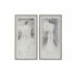 Фото #1 товара Картина DKD Home Decor 40 x 3,8 x 80 cm Женщина романтик (2 штук)