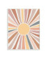 Фото #1 товара Southwestern Desert Sun Striped Pattern Rays Art, 13" x 19"