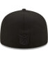 Фото #5 товара Men's Miami Dolphins Black on Black Alternate Logo 59FIFTY Fitted Hat