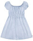 Фото #1 товара Платье для малышей Levi's с квадратным вырезом и объемными рукавами