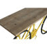 Console Home ESPRIT Yellow Black Wood Metal 160 x 40 x 88 cm