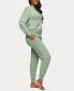 Фото #2 товара Women's Aria Zip Up Hoodie and Jogger Lounge Set