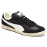 Puma Super Liga Og Retro Lace Up Mens Black, White Sneakers Casual Shoes 356999