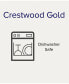 Фото #2 товара Crestwood Gold Round Vegetabble Bowl