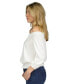 Фото #3 товара Women's Smocked Off-The-Shoulder Top