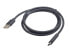 Gembird Cablexpert CC-USB2-AMCM-1M - 1 m - USB A - USB C - USB 2.0 - 480 Mbit/s - Black