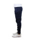 Фото #4 товара Men's Slim-Fit Marled Fleece Joggers with Zipper Side Pockets