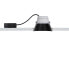 Фото #7 товара PAULMANN 934.08 - Recessed lighting spot - Non-changeable bulb(s) - 1 bulb(s) - 6.5 W - 460 lm - Black - Silver