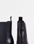 Фото #6 товара Only chelsea boot with contrast stitch in black