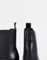 ONLY chelsea boot with contrast stitch in black