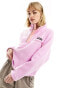 Columbia Helvetia 1/2 snap cropped fleece in pink