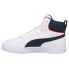 Puma Caven Mid Lace Up Mens White Sneakers Casual Shoes 38584303