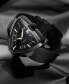ფოტო #5 პროდუქტის Unisex Swiss Automatic Ventura Elvis80 Black Rubber Strap Watch 43x45mm H24585331