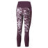 Puma Run 5K Graphic High Waisted 78 Athletic Leggings Womens Purple Athletic Cas