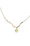 Isla — Green jade and freshwater pearl necklace