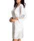 Фото #4 товара Пижама Linea Donatella атласная с халатом, топом и шортиками