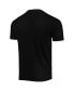 Фото #4 товара Men's Black Brooklyn Nets Tri-Blend T-shirt