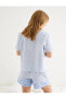 Пижама Koton Short-Sleeve Buttoned-Collar Cotton