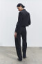 ZW COLLECTION CUT-OUT WOOL TROUSERS