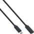 Фото #1 товара InLine USB 3.2 Gen.2x2 Extension Cable - USB-C male/female - black - 0.5m