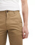 Farah hawk chino short in beige Бежевый, W28 - фото #5