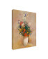 Фото #2 товара Odilon Redon 'Vase Of Flowers' Canvas Art - 19" x 14"