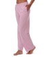 ფოტო #2 პროდუქტის Women's Elastic-Waist Pajama Pants