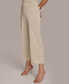 ფოტო #3 პროდუქტის Women's Cropped Metallic Knit Pants