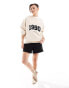 4th & Reckless 1990 lounge sweatshirt in cream Бежевый, XS - EU 34 - фото #3