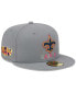ფოტო #1 პროდუქტის Men's Gray New Orleans Saints Color Pack 59FIFTY Fitted Hat