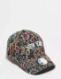 Фото #1 товара New Era 9forty New York script jacquard cap in multi