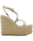 Фото #2 товара Women's Portofino Strappy Platform Wedge Sandals