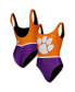 ფოტო #2 პროდუქტის Women's Orange Clemson Tigers One-Piece Bathing Suit