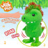 Fluffy toy Eolo Jiggly Pets Dinosaur 10 x 20,5 x 15 cm (4 Units)