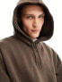 Фото #5 товара Weekday relaxed heavy hoodie in brown