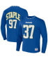 Men's NFL X Staple Royal Los Angeles Rams Core Long Sleeve Jersey Style T-shirt Синий, S - фото #1