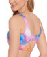 Фото #3 товара Juniors' Tie-Dyed Bikini Top, Created for Macy's