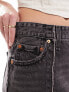 Levi's Recrafted icon denim skirt in black grey wash