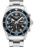 Swiss Alpine Military 7029.9131 Raptor Chronograph Mens Watch 42mm