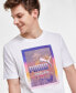 Фото #3 товара Men's Summer Nights Logo Graphic T-Shirt