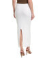 Emmie Rose Ribbed Maxi Skirt Women's White S