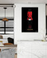 Фото #5 товара "V Fashion Red Look" Frameless Free Floating Reverse Printed Tempered Glass Wall Art, 48" x 32" x 0.2"