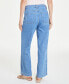 ფოტო #4 პროდუქტის Women's Patch-Pocket Wide-Leg Jeans, Created for Macy's