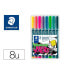 Set of Felt Tip Pens Staedtler 318 WP8-1 Green (8 Pieces)
