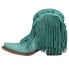 Фото #3 товара Junk Gypsy Spitfire Fringe Snip Toe Cowboy Booties Womens Size 6 B Casual Boots