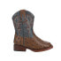 Фото #1 товара Roper Bumps Square Toe Cowboy Toddler Boys Brown Casual Boots 09-017-1900-3436